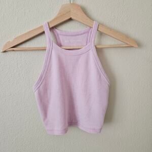 American Eagle AE Pink Crop Tank Small